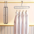 Lot de 3 organisateurs de cintres pliables – Gain de place pour garde-robe